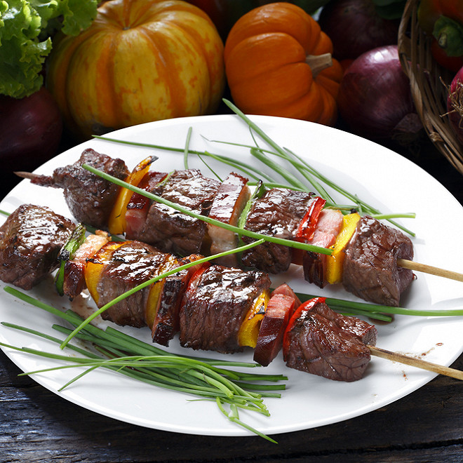 Brochette de boeuf 
