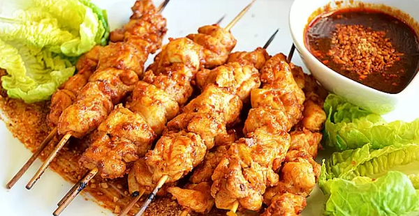  Brochette de poulet