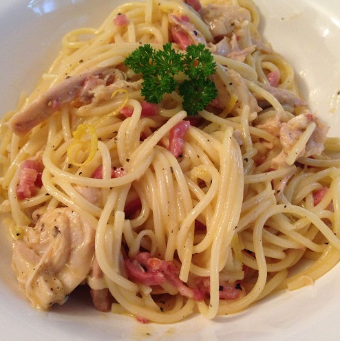  Linguini Carbonara