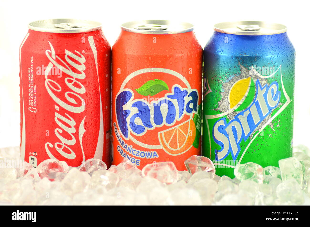 Coca Fanta Sprite 
