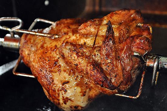  Demi poulet à la broche