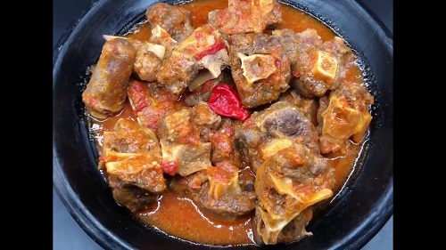 Soupe de tripes et queues de boeuf 