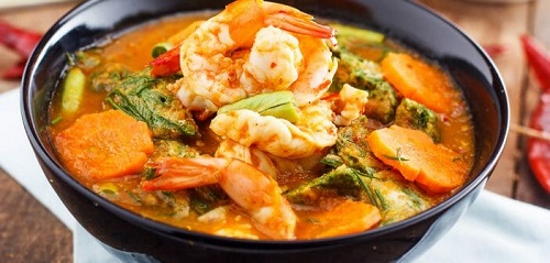 Soupe de fruits de mer