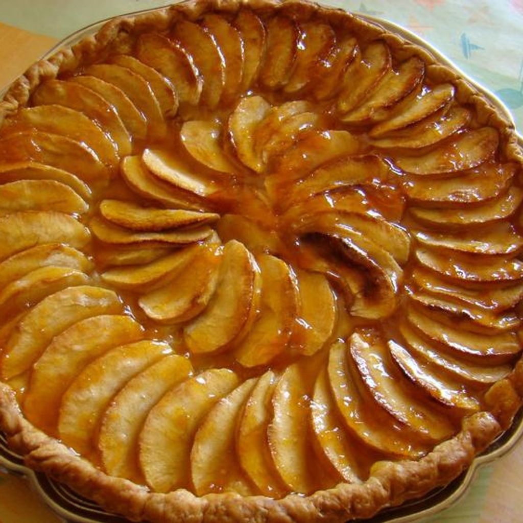 Tarte pommes canelles